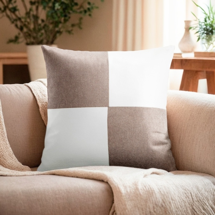 Наволочка декоративная Этель Геометрия цвет серый/белый 45 х 45 см, 100% п/э Наволочка декоративная Этель Геометрия цвет серый/белый 45 х 45 см, 100% п/э