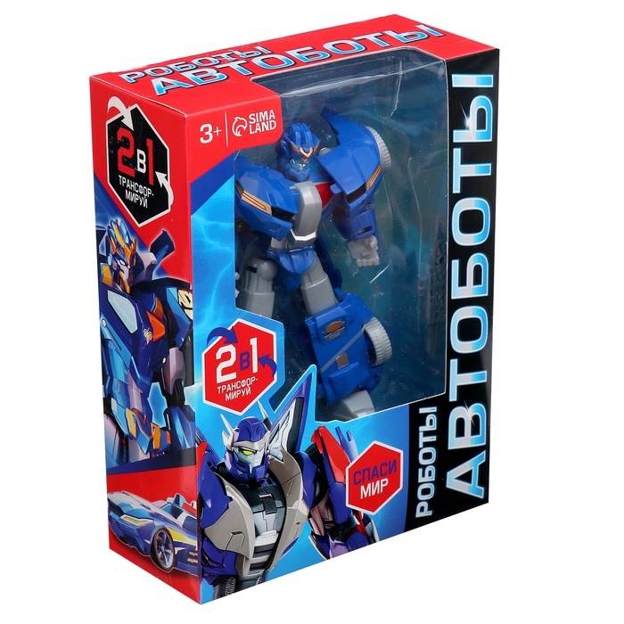 Робот &laquo;Гоночная полиция&raquo;, трансформируется