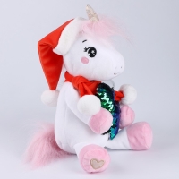 Мягкая игрушка &laquo;Единорожка&raquo;, новогодняя, 21 см