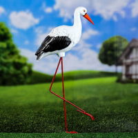 Садовая фигура "Аист" 70х31х12см Садовая фигура "Аист" 70х31х12см