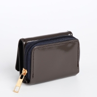 Кошелёк женский на кнопке, цвет серый Кошелёк женский на кнопке, цвет серый