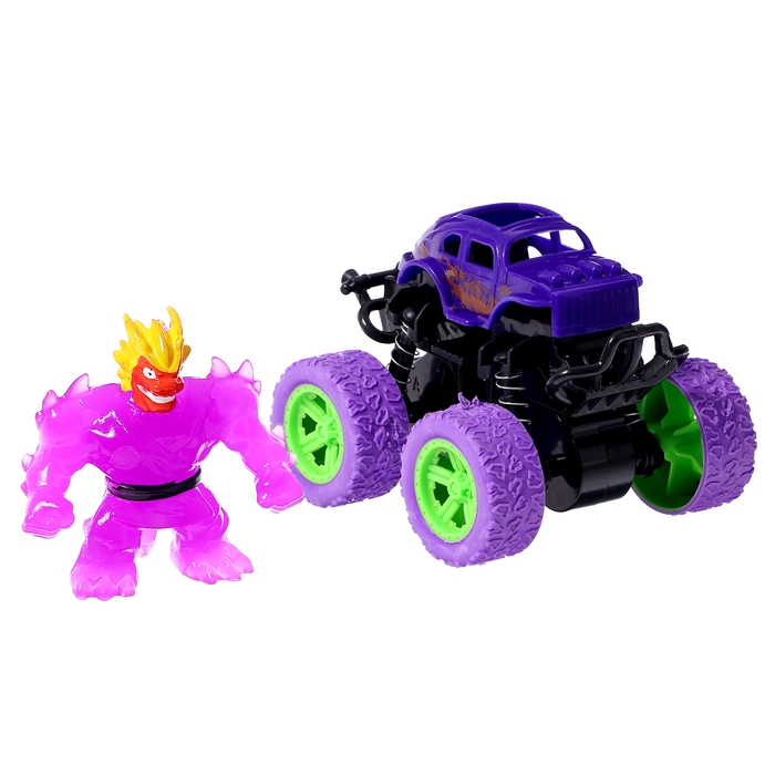 Набор тянучек &laquo;Тяну-Джитсу&raquo;, с машинкой, 2в1, МИКС