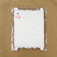 Кружевная эластичная ткань, 175 мм &times; 2,7 &plusmn; 0,5 м, цвет белый