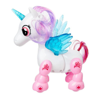 Интерактивная игрушка «Любимый единорог», катается, со световыми и звуковыми эффектами, реагирует на хлопки Интерактивная игрушка «Любимый единорог», катается, со световыми и звуковыми эффектами, реагирует на хлопки