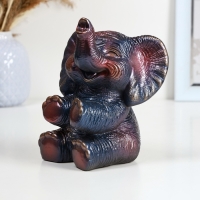 Копилка "Радостный слон" синий космос, 19см Копилка "Радостный слон" синий космос, 19см