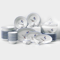 Сервиз фарфоровый столовый &laquo;Гуси&raquo;, 48 предметов