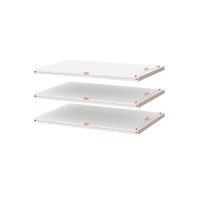 Комплект полок для пенала Одри, 468х320, Белый