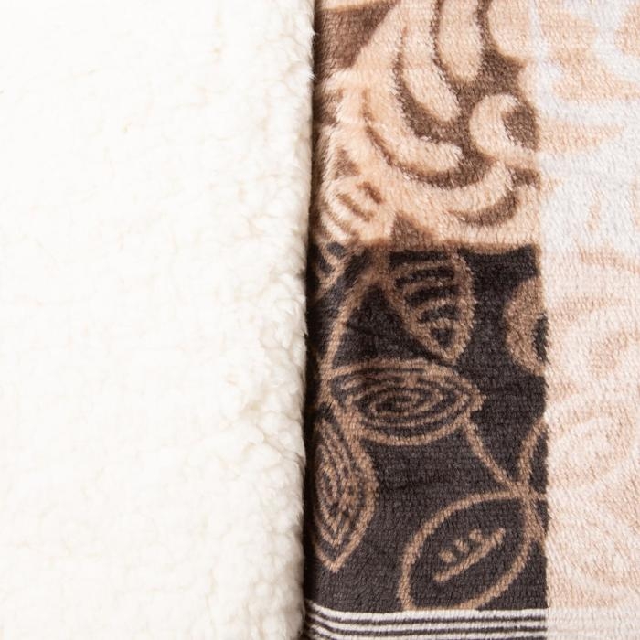 Плед &laquo;Милан&raquo; 220х240 см, искусственный мех, 400 г/м 100% полиэстер