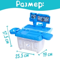 Игровой набор морских животных &laquo;Морской город&raquo;, в чемодане, 11 фигурок, световые и звуковые эффекты