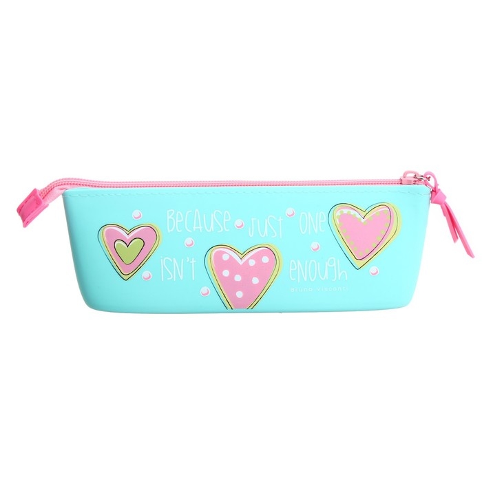 Рюкзак каркасный 38 х 30 х 20 см, пенал в подарок, Bruno Visconti Рюкзак каркасный 38 х 30 х 20 см, пенал в подарок, Bruno Visconti "Мороженое"