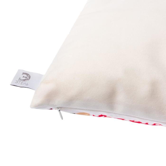 Наволочка декоративная Этель &laquo;Happy new year&raquo; 40х40 см, 100% п/э, велюр