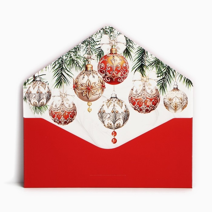 Набор конвертов для денег, «С Новым годом», 8 штук, софт тач, тиснение, 19 х 9.2 см, Новый год Набор конвертов для денег, «С Новым годом», 8 штук, софт тач, тиснение, 19 х 9.2 см, Новый год