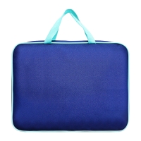 Папка с ручками текстильная А4, 350 х 265 x 75 мм, ПМД 4-20 "Неон бабочки"