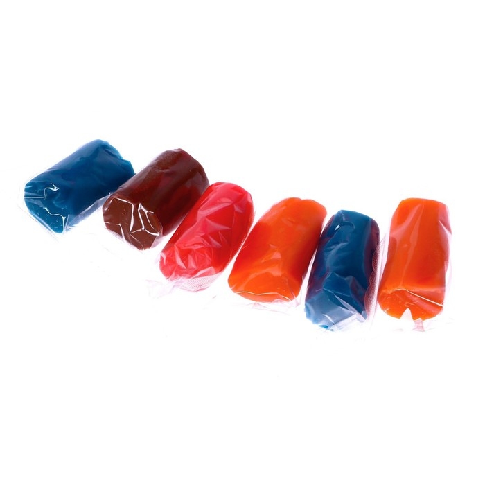 Набор для игры с пластилином &laquo;Мир динозавров&raquo;, 6 баночек с пластилином, в пакете