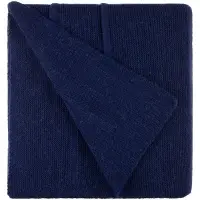 Плед Nessona Alpaca, темно-синий