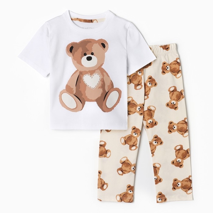 Пижама детская KAFTAN Пижама детская KAFTAN "Мишка", р.32 (110-116)