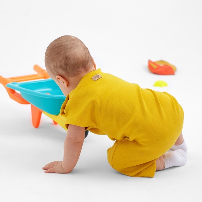 Песочник-футболка детский MINAKU, цвет жёлтый, рост 62-68 см Песочник-футболка детский MINAKU, цвет жёлтый, рост 62-68 см