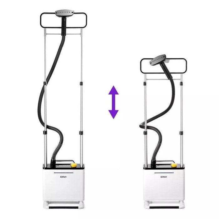 Отпариватель KT-9171, напольный, 1800 Вт, 2000 мл, 40 г/мин, белый