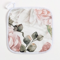 Кухонный набор "Этель" Пионы полотенце 40х73 см, прихватка 19х19 см, фартук 60х65+/-5см Кухонный набор "Этель" Пионы полотенце 40х73 см, прихватка 19х19 см, фартук 60х65+/-5см