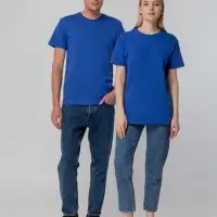 Футболка унисекс T-bolka 140, ярко-синяя, размер XXXL