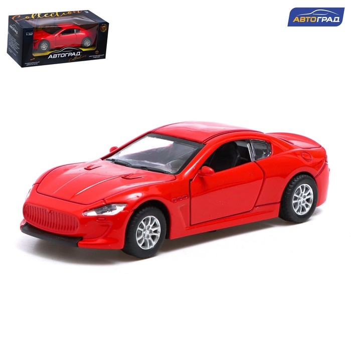 Машина металлическая «Купе», инерция, свет и звук, 1:32, открываются двери, цвет красный Машина металлическая «Купе», инерция, свет и звук, 1:32, открываются двери, цвет красный