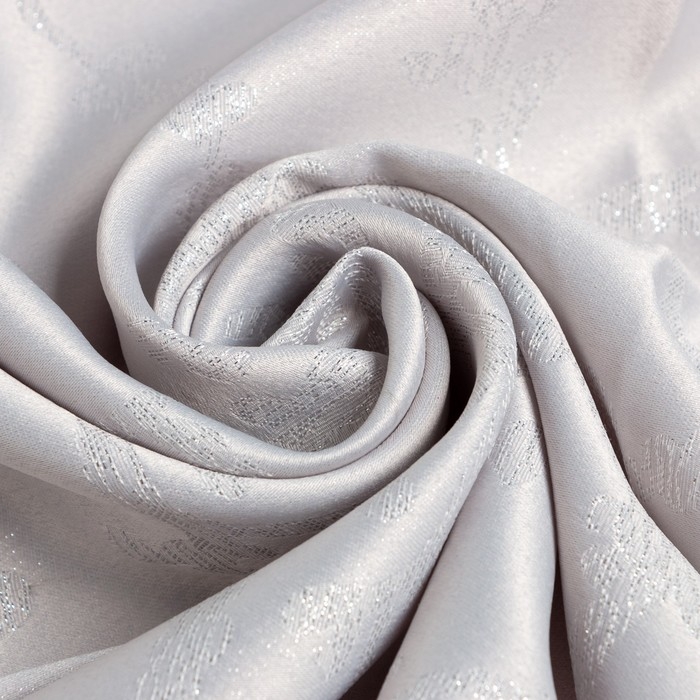 Скатерть Этель "Ветвь" цв.серебро, 142*220 +/-3 см, 115 &plusmn;10 гр,100%