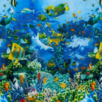 Штора для ванны Доляна &laquo;Морская&raquo;, 180&times;180 см, EVA