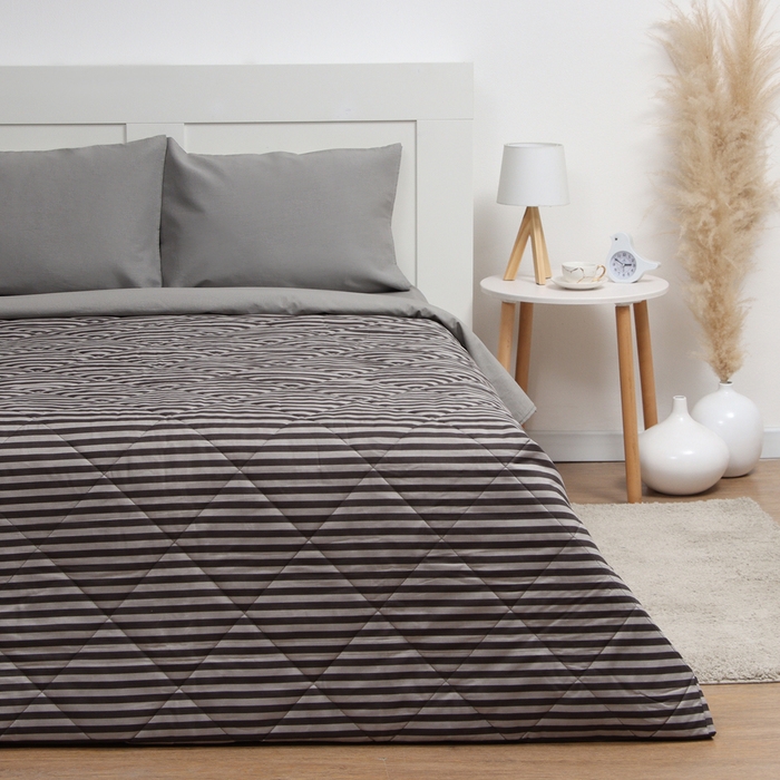 Покрывало LoveLife евро макси Strip 240*210&plusmn;5см, новосатин, 100%п/э