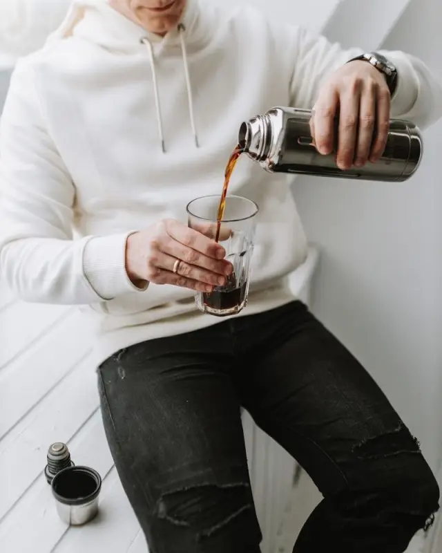 Термос Flask 470, вакуумный, стальной зеркальный Термос Flask 470, вакуумный, стальной зеркальный