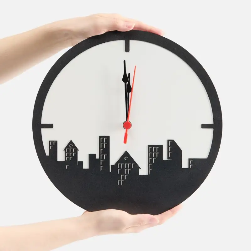 Часы &laquo;Города&raquo;, черные