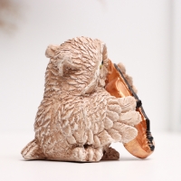 Фигура "Сова скрипач" коричневая, 8х6х6см Фигура "Сова скрипач" коричневая, 8х6х6см
