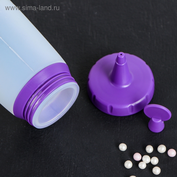 Ёмкость для крема и айсинга Доляна, 5,5×17 см, 2 насадки Ёмкость для крема и айсинга Доляна, 5,5×17 см, 2 насадки