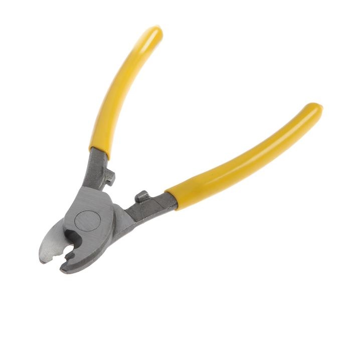 Кабелерез ТУНДРА, сталь 55, для цветных металлов до 3 мм, обрезиненные рукоятки, 150 мм Кабелерез ТУНДРА, сталь 55, для цветных металлов до 3 мм, обрезиненные рукоятки, 150 мм