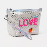 Косметичка на молнии, цвет белый Косметичка на молнии, цвет белый