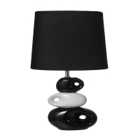 Настольная лампа 16876/1RD+WT E14 40Вт бело-черный 23х16х34 см RISALUX Настольная лампа 16876/1RD+WT E14 40Вт бело-черный 23х16х34 см RISALUX