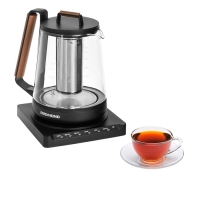 Чайник электрический REDMOND RK-G1308D, стекло, 1.7 л, 1500 Вт, регулировка t°, чёрный Чайник электрический REDMOND RK-G1308D, стекло, 1.7 л, 1500 Вт, регулировка t°, чёрный