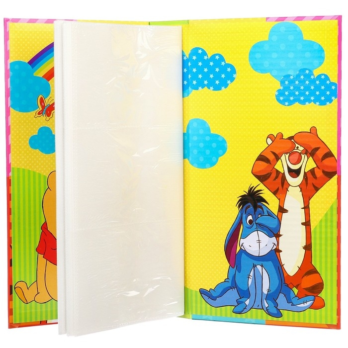Фотоальбом на 300 фото в твёрдой обложке Фотоальбом на 300 фото в твёрдой обложке "Мое счастливое детство", Медвежонок Винни и его друзья