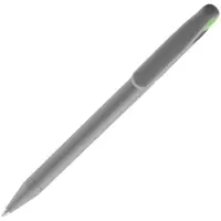Ручка шариковая Prodir DS1 TMM Dot, серая с ярко-зеленым Ручка шариковая Prodir DS1 TMM Dot, серая с ярко-зеленым