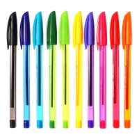 Набор ручек шариковых 10 цветов, Berlingo "Triangle 100T" 0.5мм