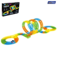 Автотрек Flash Track, гибкий, светится в темноте, 516 см, 162 детали Автотрек Flash Track, гибкий, светится в темноте, 516 см, 162 детали