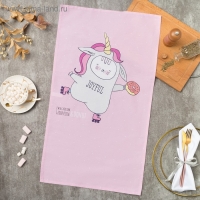 Полотенце "Этель" Caticorn 40х73 см, 100% хлопок, саржа 190 г/м2 Полотенце "Этель" Caticorn 40х73 см, 100% хлопок, саржа 190 г/м2