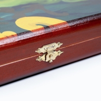 Нарды деревянные большие, с шашками "Змея с Черепом", настольная игра, 60 х 60 см Нарды деревянные большие, с шашками "Змея с Черепом", настольная игра, 60 х 60 см