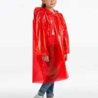 Дождевик-плащ детский BrightWay Kids, красный