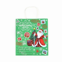 Пакет подарочный новогодний крафтовый «Волшебного нового года», 22 х 12 х 25 см , Новый год Пакет подарочный новогодний крафтовый «Волшебного нового года», 22 х 12 х 25 см , Новый год