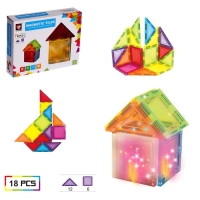 Конструктор магнитный &laquo;Магический магнит&raquo;, 18 деталей