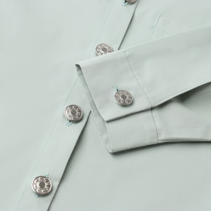 Рубашка детская MINAKU: Jeans collection, цвет мятный, рост 146 см