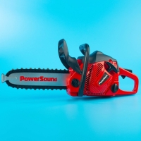 Инструмент &laquo;Бензопила&raquo;, звуковые эффекты, работает от батареек, цвет красный