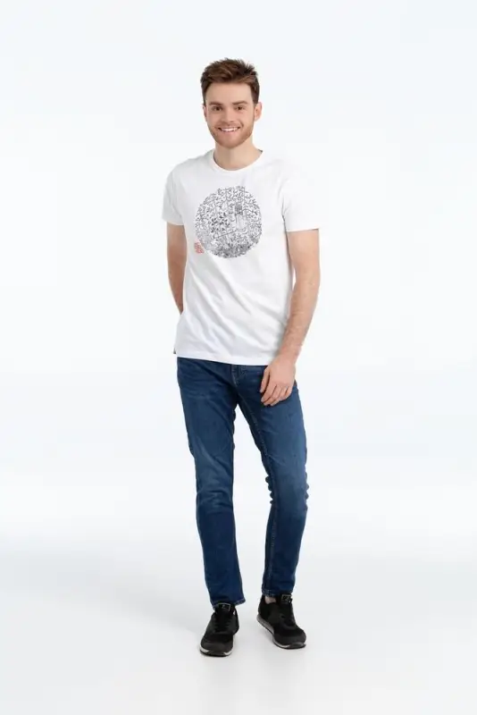 Футболка &laquo;Качели&raquo;, белая, размер S