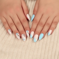 Накладные ногти «Нежная весна», 12 шт, с клеевыми пластинами, форма миндаль, разноцветные Накладные ногти «Нежная весна», 12 шт, с клеевыми пластинами, форма миндаль, разноцветные