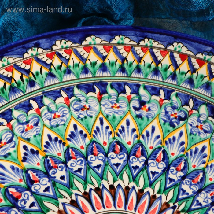 Ляган круглый Риштанская Керамика, 41см Ляган круглый Риштанская Керамика, 41см